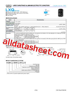 ELXQ181VSN122MR40S型号图片