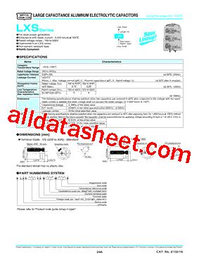 ELXS161VSN821MP35S型号图片