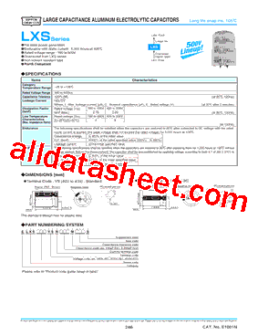 ELXS251VSN102MR40S型号图片