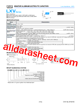 ELXV250ESS152ML20S型号图片