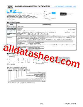 ELXZ100ESS392MK30S型号图片