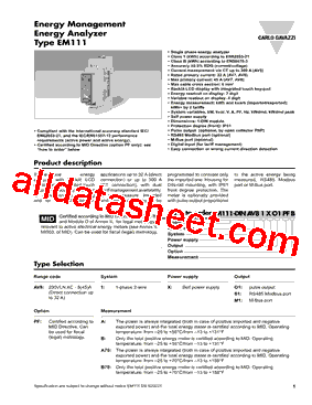 EM111-DINAV81XM1PFB70型号图片