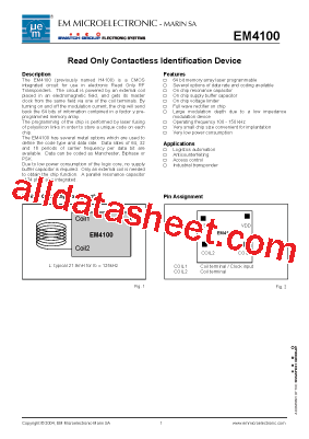 EM4100A5WS11E型号图片