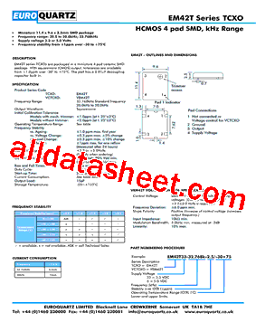 EM42T33-32.768K-2.5-30型号图片