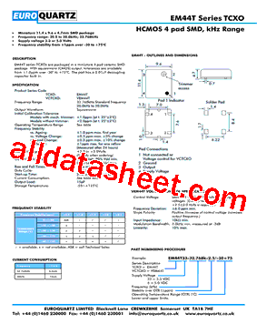 EM44T33-32.768K-2.5-30型号图片