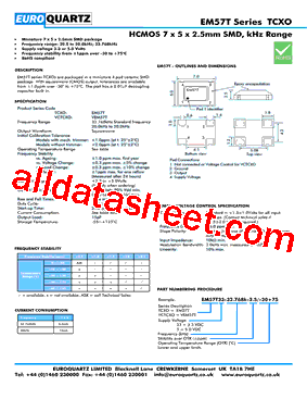 EM57T33-32.768K-2.5-30型号图片