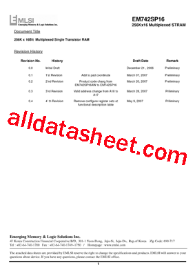 EM742SP16型号图片