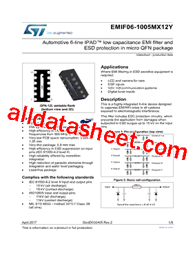 EMIF06-1005MX12Y型号图片