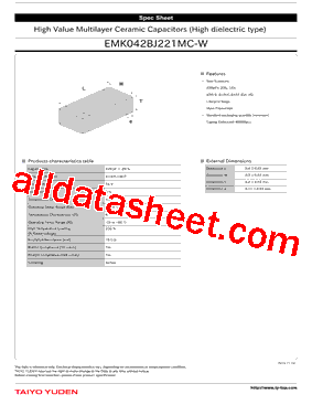 EMK042BJ221MC-W型号图片