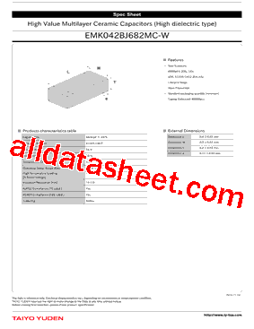 EMK042BJ682MC-W型号图片