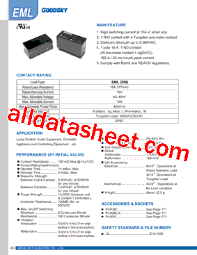 EML-SH-105DM型号图片