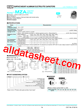 EMZA250ARA132MKG5S型号图片