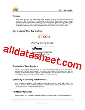 EN71GL128B0-70CWP型号图片