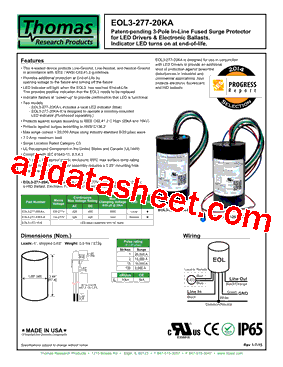 EOL3-277-20KA-R型号图片