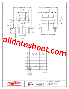 EP13-K-1S-10P-CSH-T型号图片