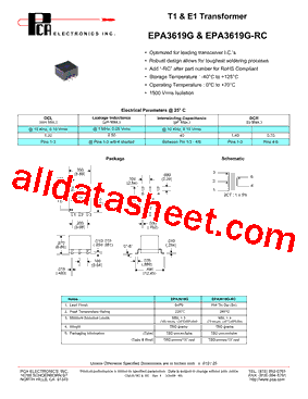 EPA3619G型号图片