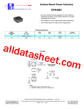 EPA3981型号图片