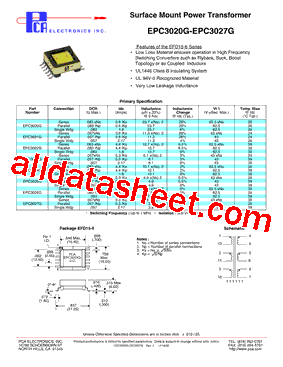 EPC3024G型号图片