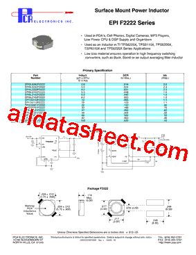 EPI820461F2222型号图片