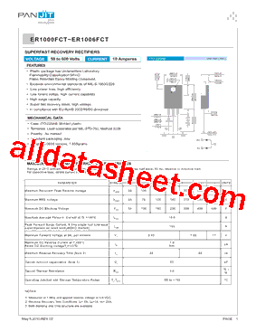 ER1001AFCT型号图片