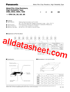 ERA2AKW102X型号图片