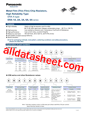 ERA3ARW102C型号图片