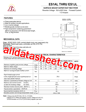 ES1ALEA型号图片