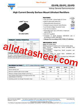 ES1PB-M3/84A型号图片