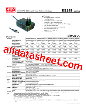 ES25E05-P1J型号图片