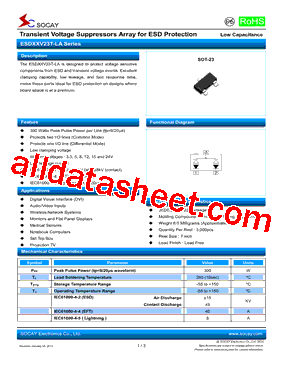 ESD03V23T-LA型号图片