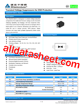 ESD08V32D-C型号图片