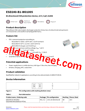 ESD240B1W01005E6327XTSA1型号图片