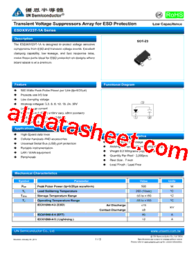 ESD24V23T-1A型号图片