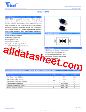 ESD24VD3B型号图片