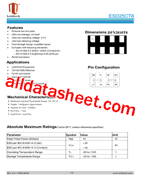 ESD25CT8型号图片