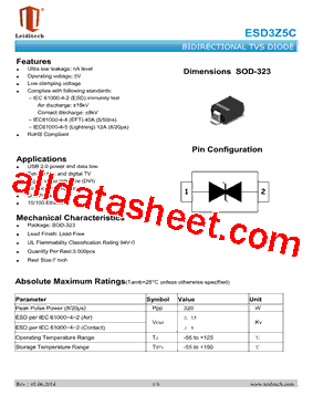 ESD3Z5C型号图片