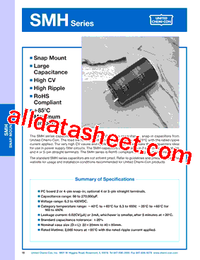 ESMH401VSN471MA40T型号图片