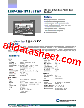 ESRP-CMS-TPC1881WP型号图片