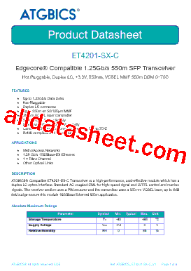 ET4201-SX-C型号图片