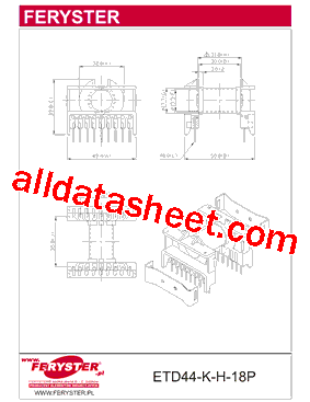 ETD44-K-H-18P型号图片