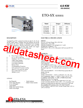 ETO24SX型号图片