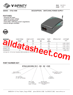 ETSA200200UDC-P5P-SZ型号图片