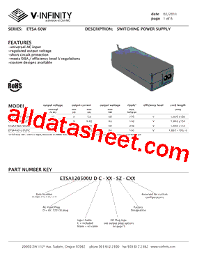 ETSA480125UDC-P5P-SZ型号图片