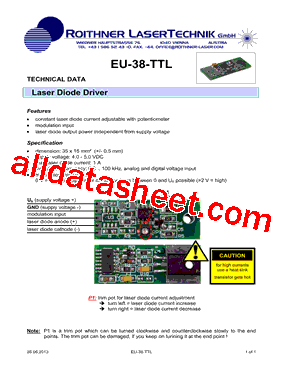 EU-38-TTL型号图片