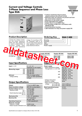 EUAD600型号图片