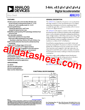 EVAL-ADXL313-Z-S型号图片