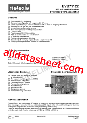 EVB71122B-433-ASK-C型号图片