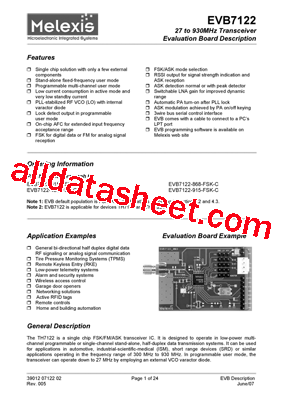 EVB7122-915-ASK-A型号图片