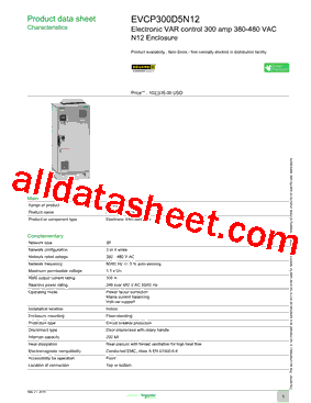 EVCP300D5N12型号图片