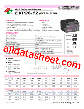 EVP26-12型号图片